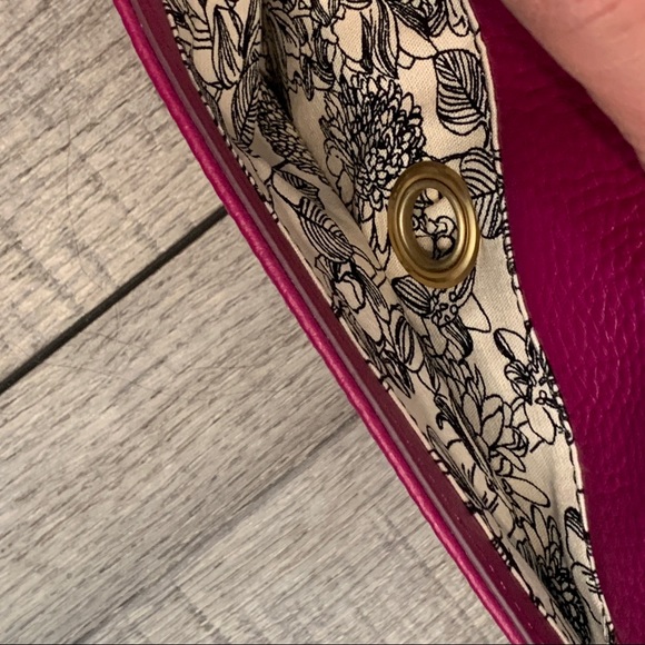 Vera Bradley Carson Mini Saddle Bag in Wild Berry - Picture 4 of 10